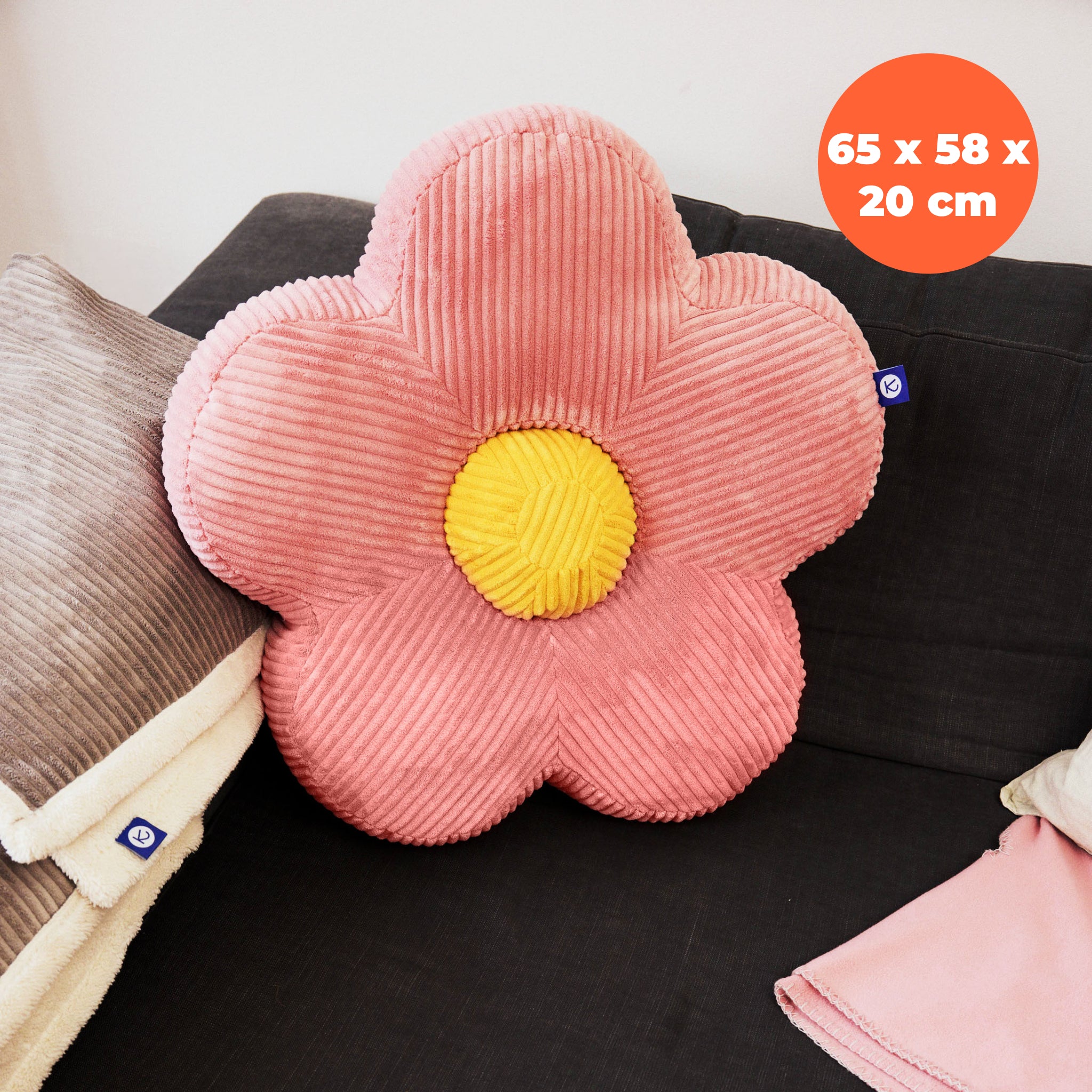 KOOJA Kissen Flower – Dusty Rose