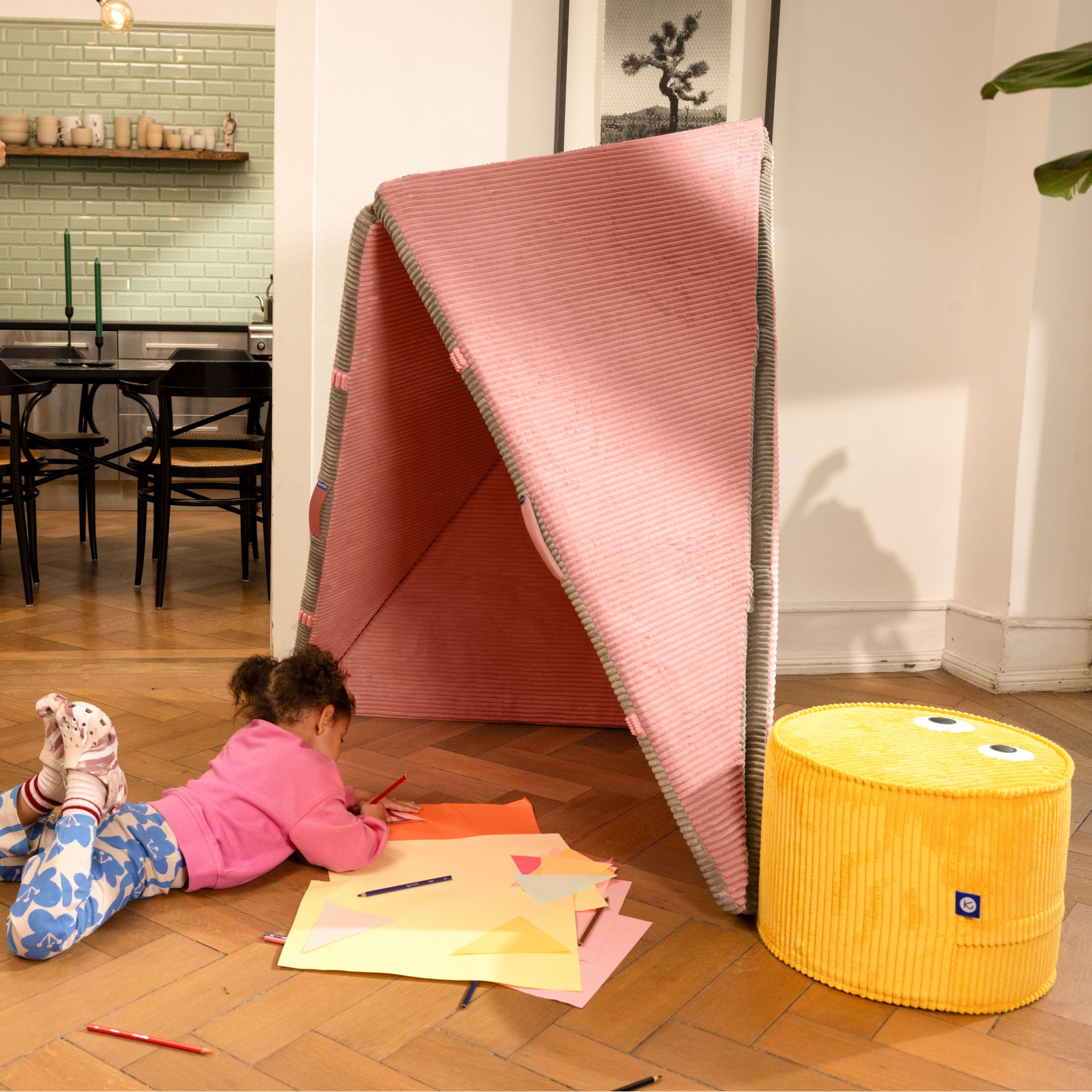 Pouf "Mike" – Sunflower Bloom