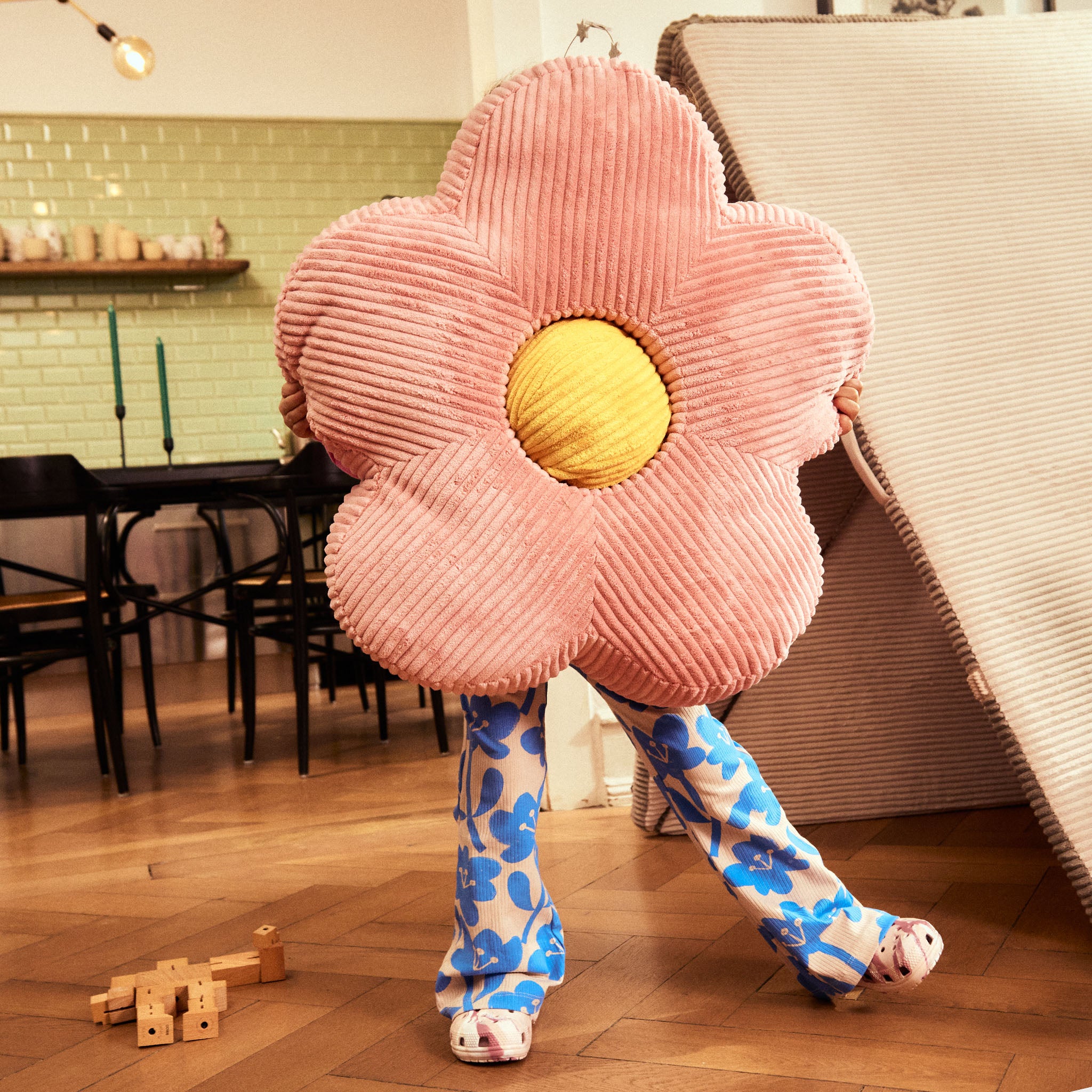 Kissen "Flower" – Dusty Rose