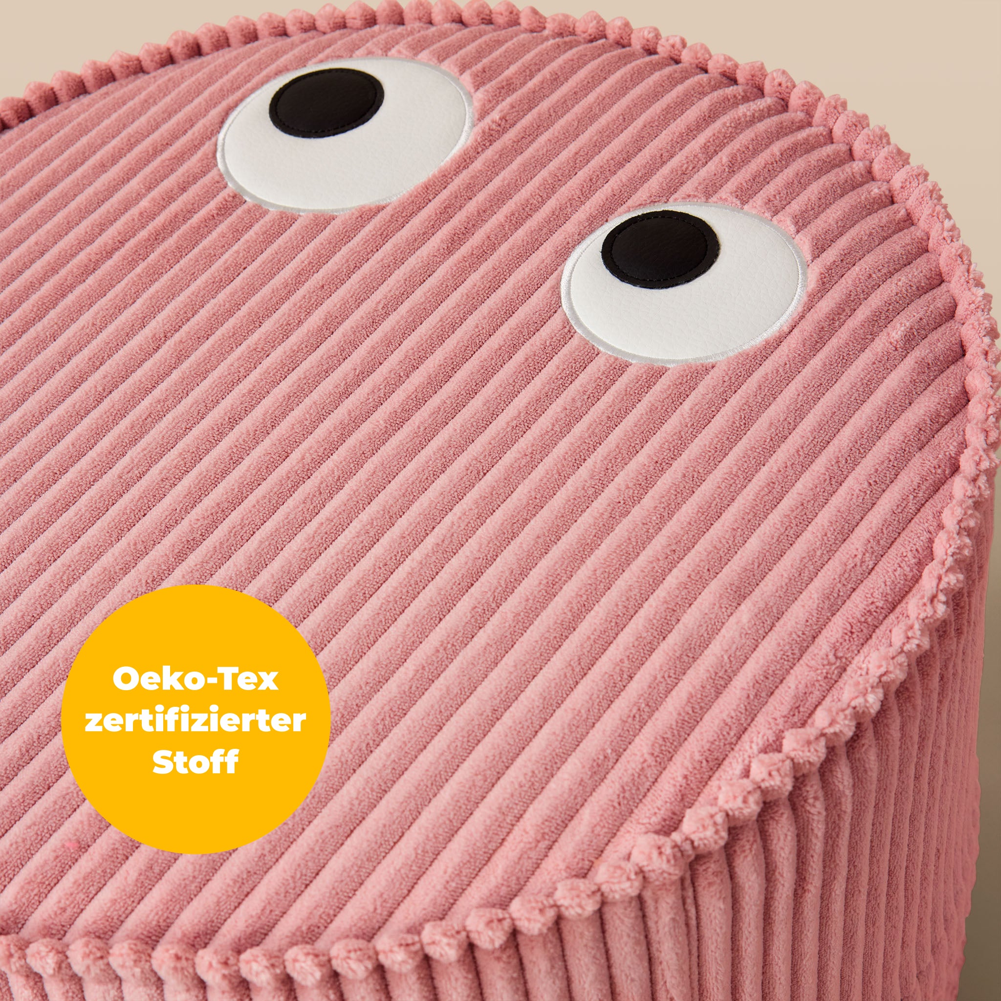 Pouf "Mike" – Dusty Rose