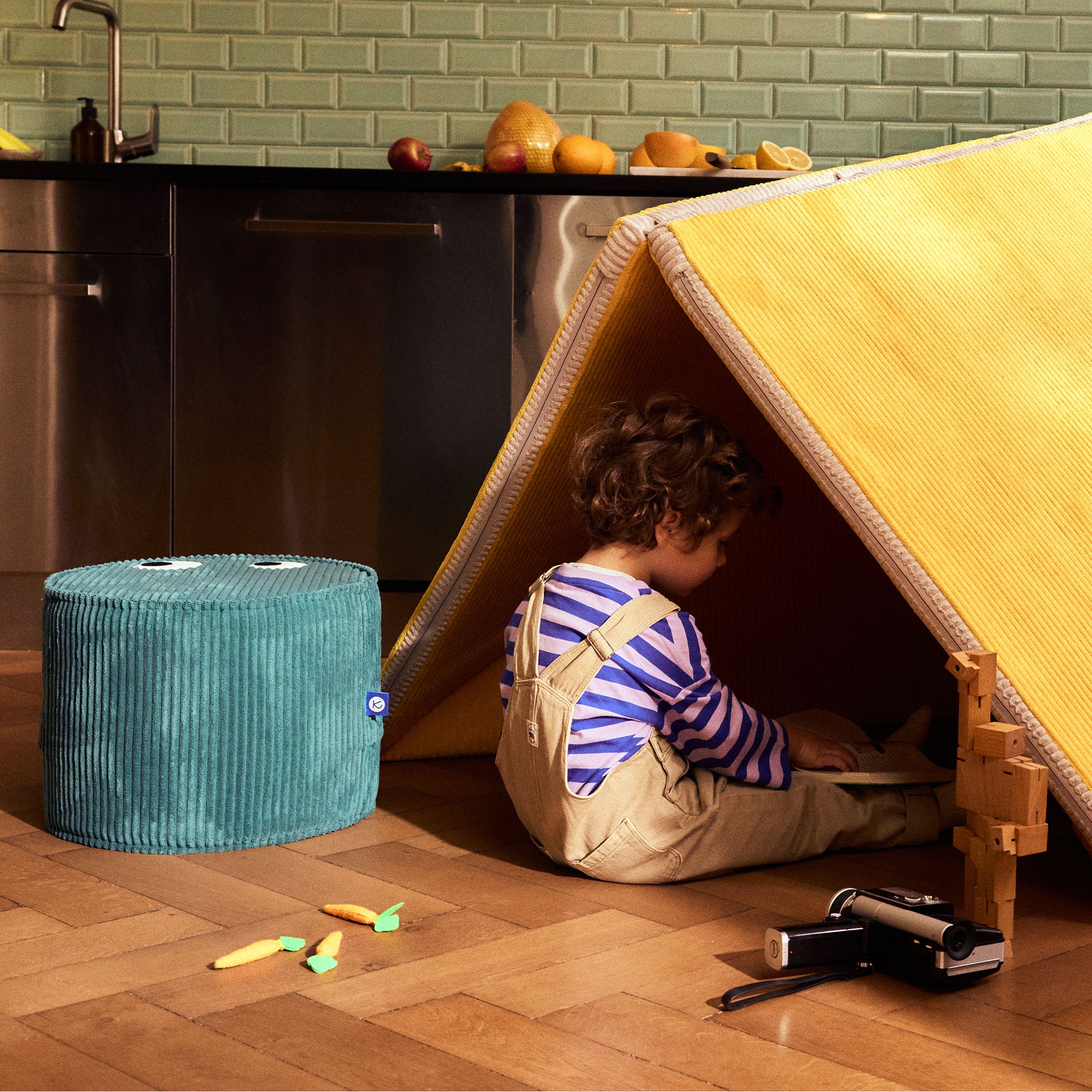 Pouf "Mike" – Pinewater Green