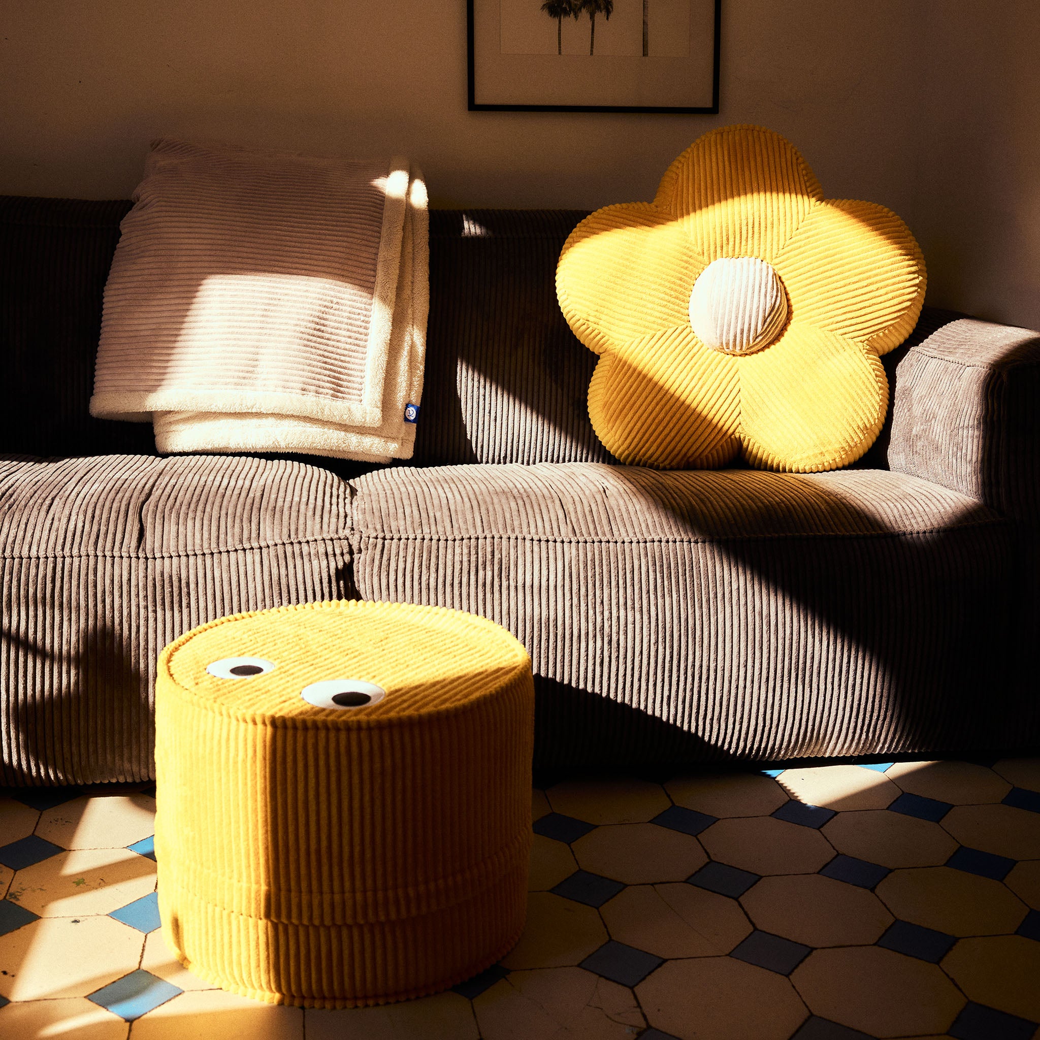 Pouf "Mike" – Sunflower Bloom