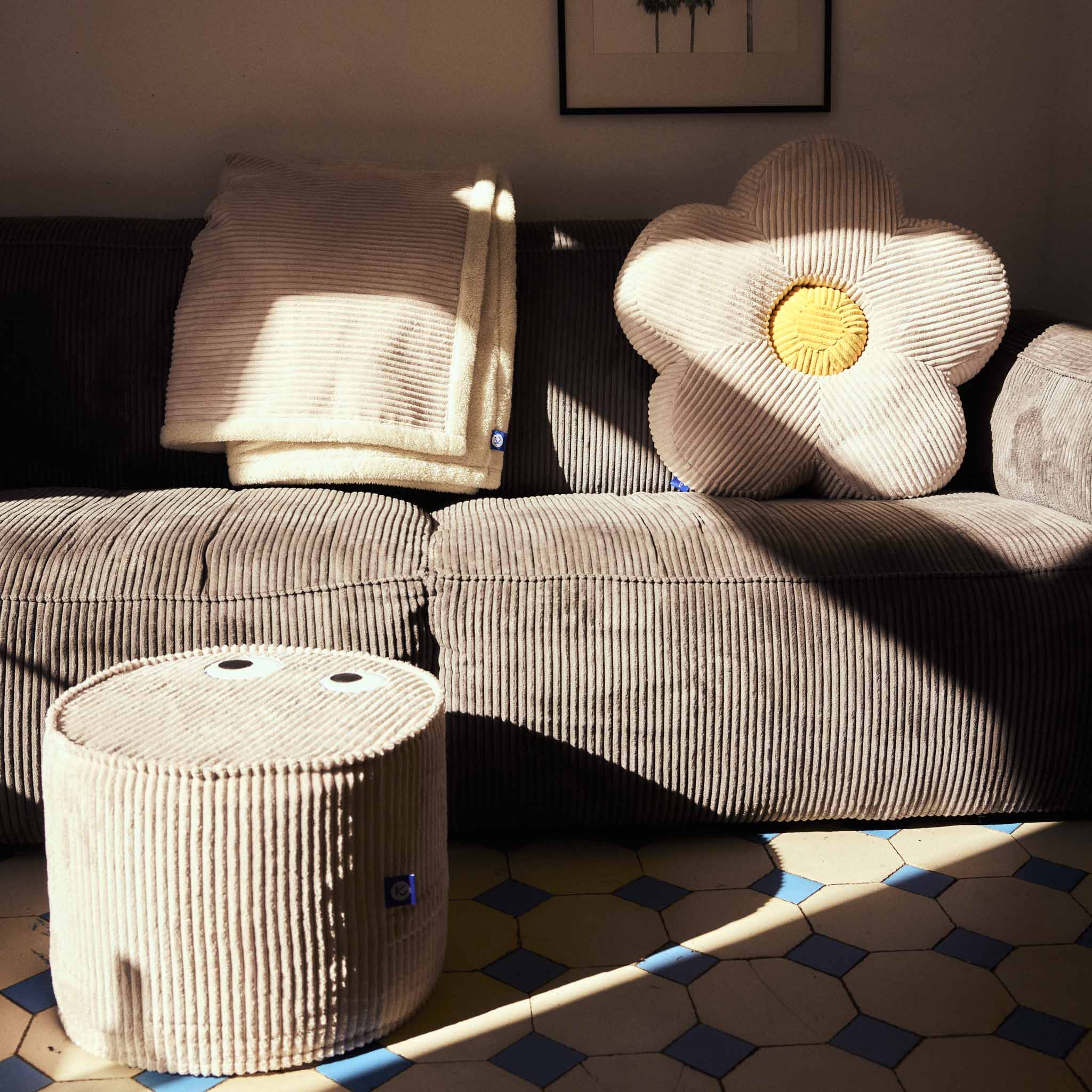 Pillow "Flower" – Almond Milk