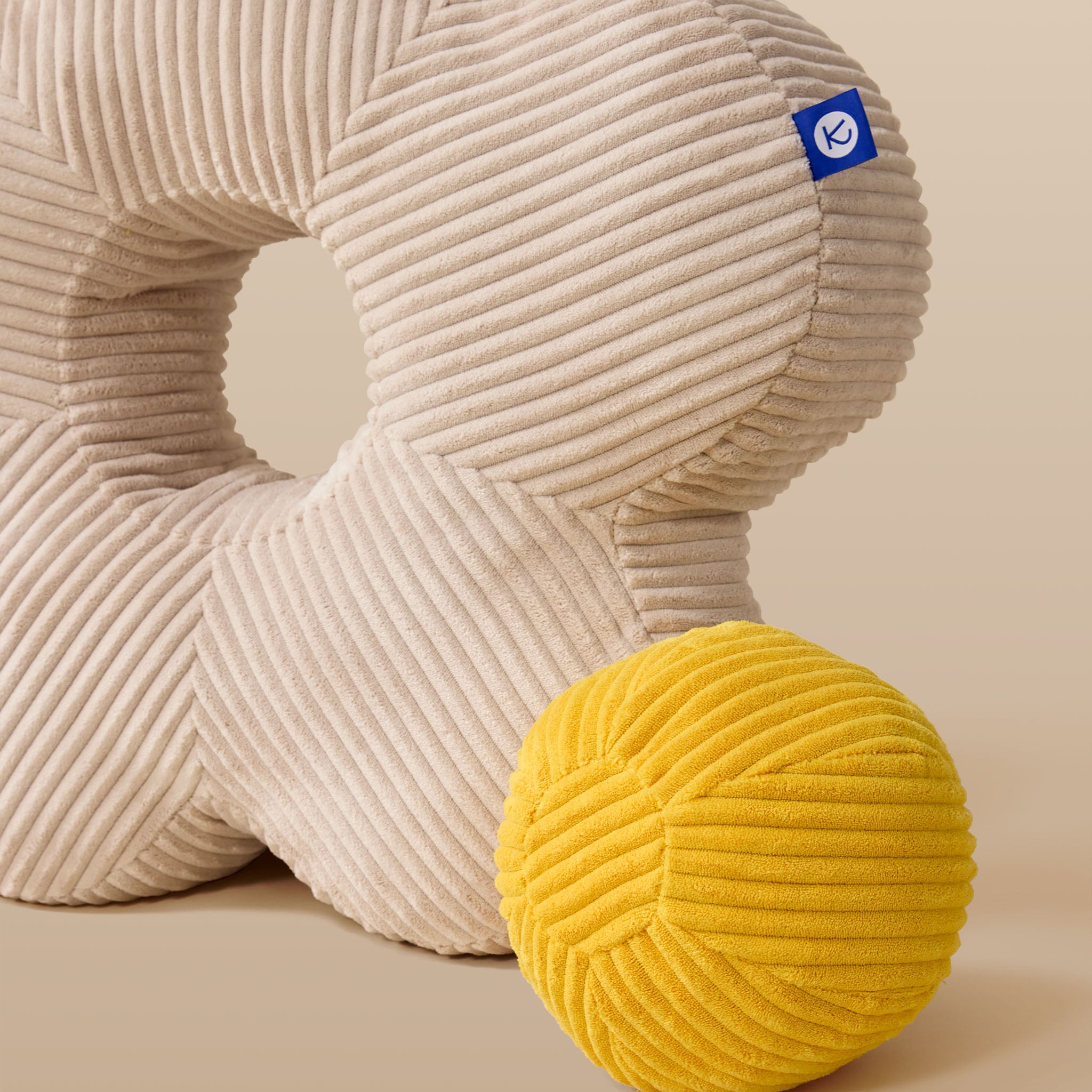Pillow "Flower" – Almond Milk